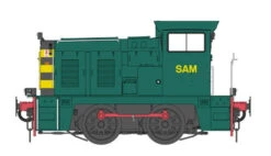 Class 02 Industrial Plain Green ‘SAM’ (ex-D2868) Diesel Locomotive - Weathered