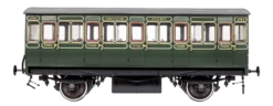 Stroudley 4 Wheel Electrically Lit 3rdSouthern Lined Green 1794 - Light Bar Fitted