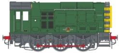 Class 08 BR Green Late Crest With Wasp Stripes Unnumbered Diesel Shunter Locomotive - DCC Sound Fitted