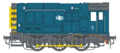 Class 08 BR Blue Wasp Stripes Unnumbered Diesel Shunter Locomotive - DCC Fitted