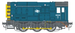 Class 08 08538 BR Blue Wasp Stripes Diesel Shunter Locomotive - DCC Fitted