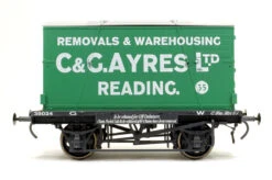Conflat & Container C & Ayres 35 -HORNBY Sales Store 7F 037 0122