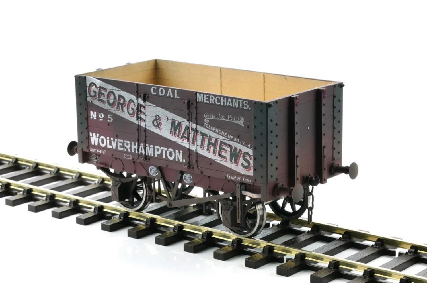 7 Plank Wagon 9' Wheelbase Geoge & Matthews 5 - Weathered 1 7 Plank Wagon 9' Wheelbase Geoge & Matthews 5 - Weathered