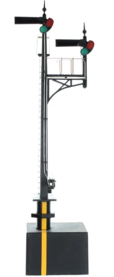 Junction Signal GWR Right Hand With Two Arms, Shorter Post To Right 2 Junction Signal GWR Right Hand With Two Arms, Shorter Post To Right - Image 2