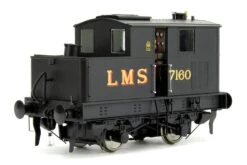 0F Sentinel 4wVB No.7160 In LMS Livery - DCC Fitted