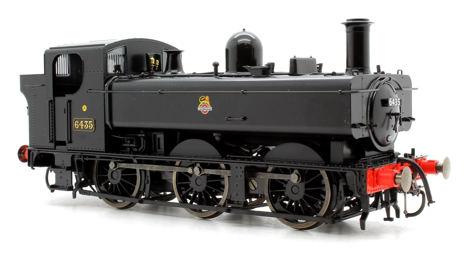 Class 64xx 0-6-0PT Pannier 6435 In BR Black With Early Emblem - Steam Tank Locomotive - DCC Fitted 2 Class 64xx 0-6-0PT Pannier 6435 In BR Black With Early Emblem - Steam Tank Locomotive - DCC Fitted - Image 2