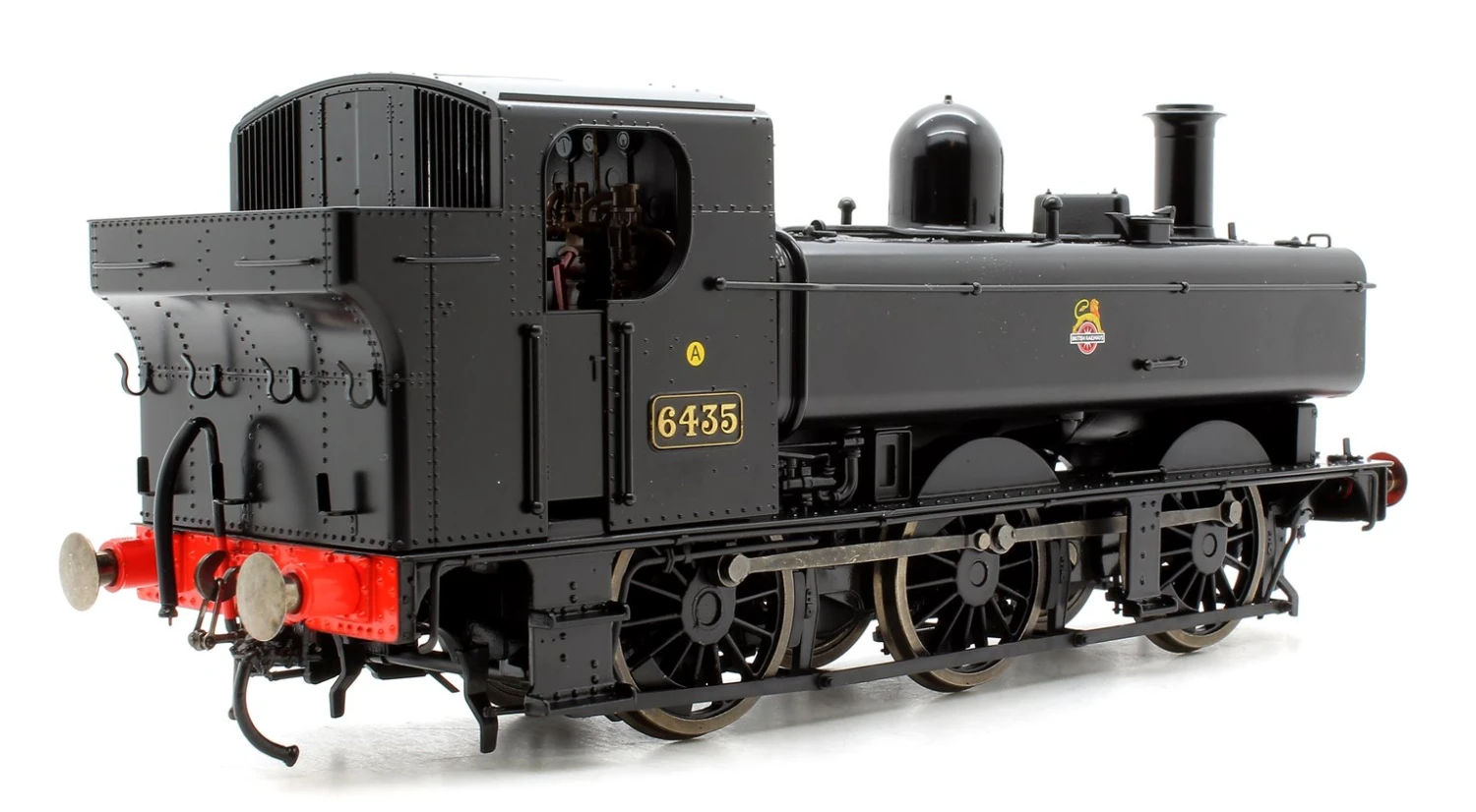 Class 64xx 0-6-0PT Pannier 6435 In BR Black With Early Emblem - Steam Tank Locomotive - DCC Fitted 3 Class 64xx 0-6-0PT Pannier 6435 In BR Black With Early Emblem - Steam Tank Locomotive - DCC Fitted - Image 3