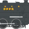 J94 Austerity LNER Black 8006 0-6-0 Locomotive - DCC Fitted