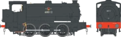 J94 Austerity BR Black Late Crest 68012 0-6-0 Locomotive - DCC Fitted