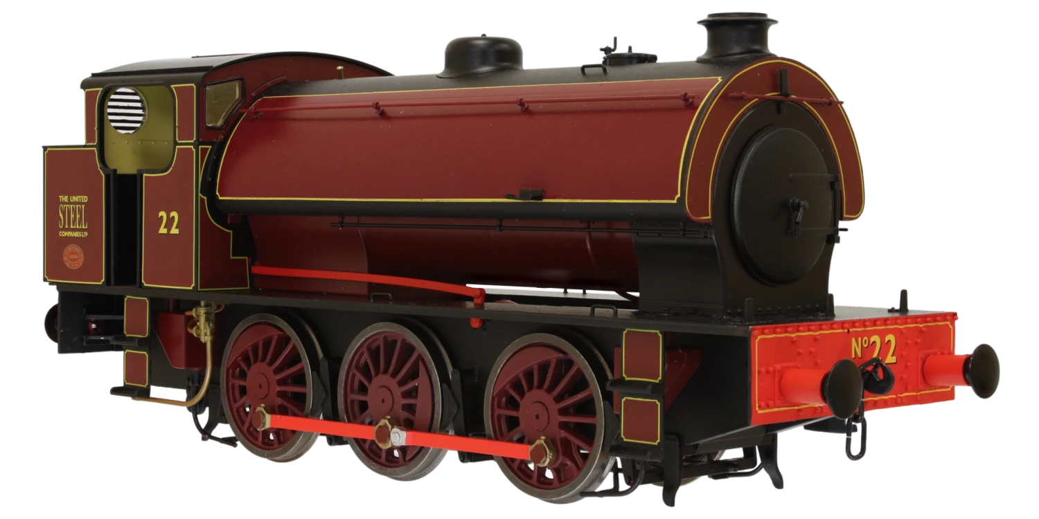 J94 Austerity United Steel Lined Red No 22 0-6-0 Locomotive 1 J94 Austerity United Steel Lined Red No 22 0-6-0 Locomotive