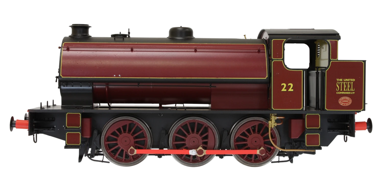 J94 Austerity United Steel Lined Red No 22 0-6-0 Locomotive 2 J94 Austerity United Steel Lined Red No 22 0-6-0 Locomotive - Image 2