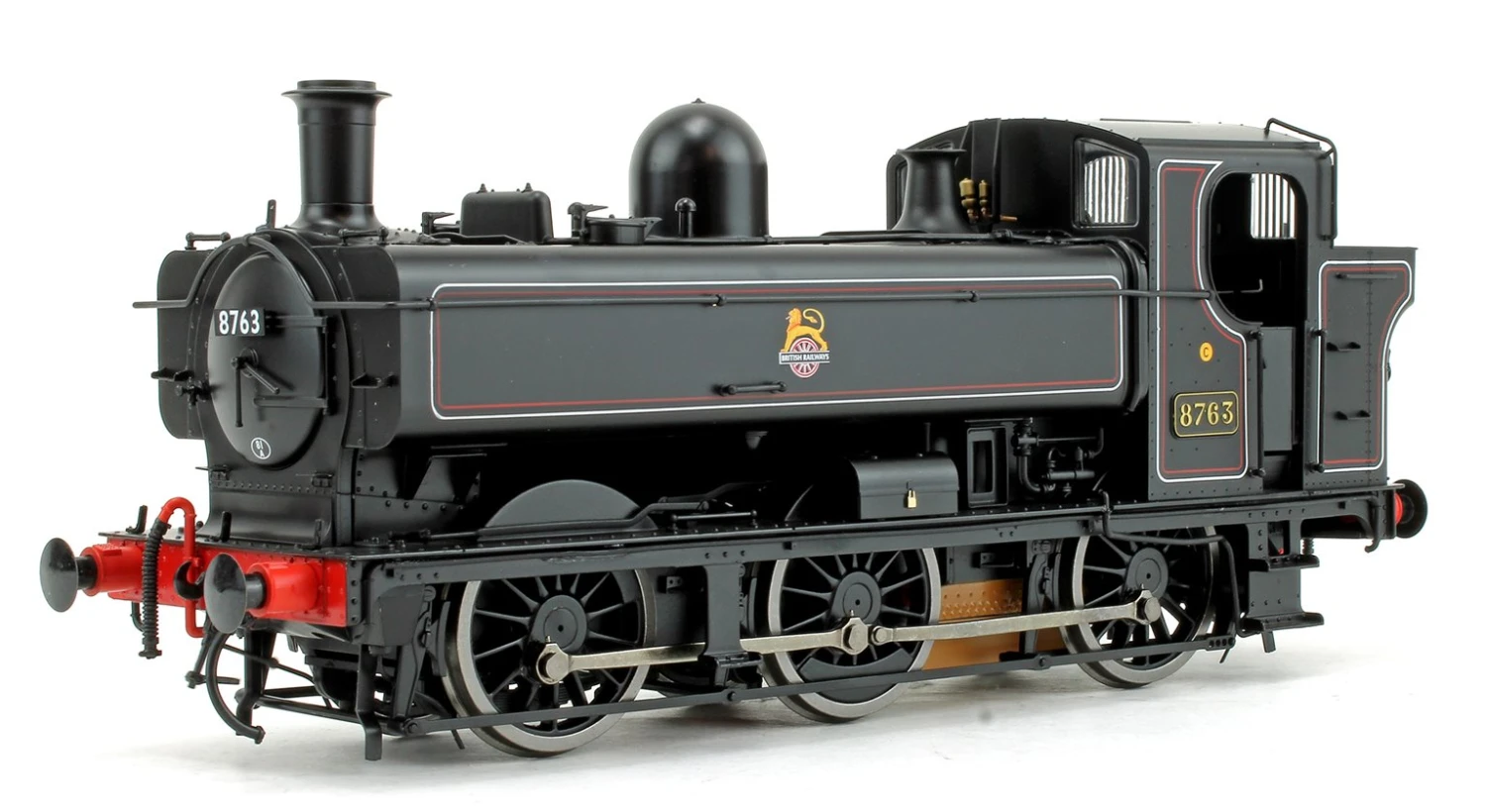Class 57xx Pannier 8763 BR Lined Black Early Crest - Steam Tank Locomotive 1 Class 57xx Pannier 8763 BR Lined Black Early Crest - Steam Tank Locomotive