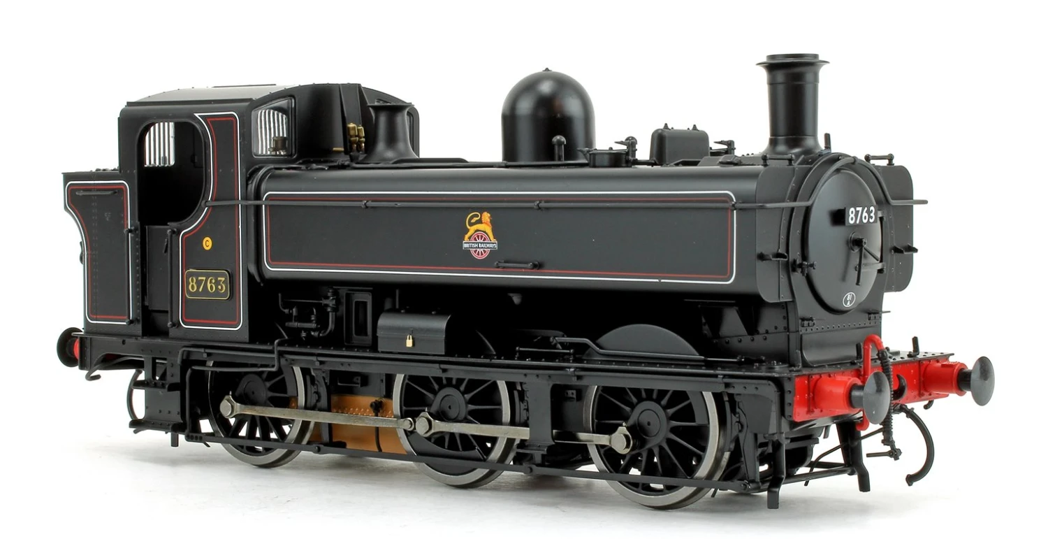 Class 57xx Pannier 8763 BR Lined Black Early Crest - Steam Tank Locomotive 2 Class 57xx Pannier 8763 BR Lined Black Early Crest - Steam Tank Locomotive - Image 2