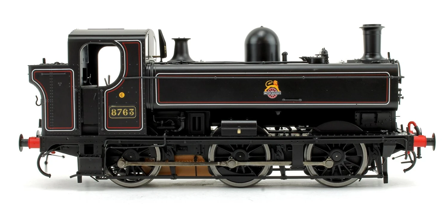 Class 57xx Pannier 8763 BR Lined Black Early Crest - Steam Tank Locomotive 3 Class 57xx Pannier 8763 BR Lined Black Early Crest - Steam Tank Locomotive - Image 3