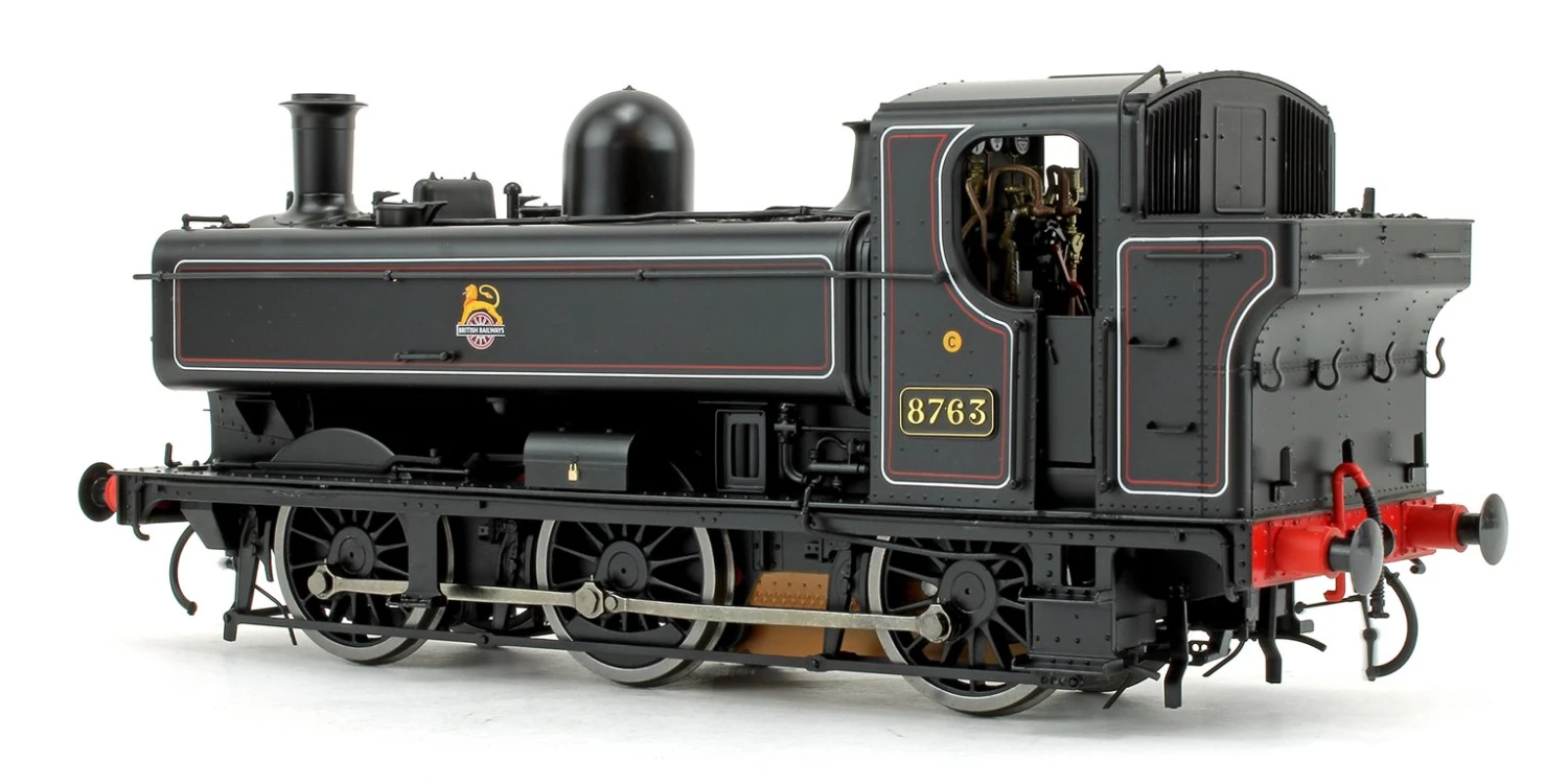 Class 57xx Pannier 8763 BR Lined Black Early Crest - Steam Tank Locomotive 5 Class 57xx Pannier 8763 BR Lined Black Early Crest - Steam Tank Locomotive - Image 5