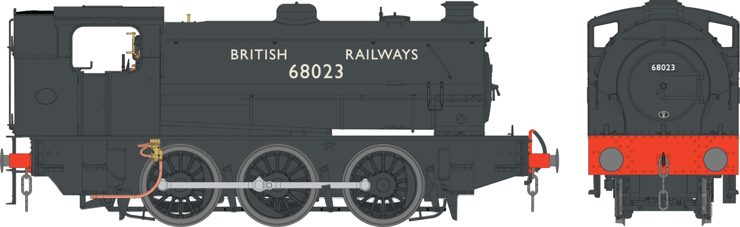 J94 Austerity BR Black British Railways 68023 0-6-0 Locomotive - DCC Sound 1 J94 Austerity BR Black British Railways 68023 0-6-0 Locomotive - DCC Sound