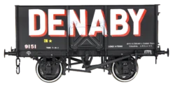 14T Slope Sided Mineral Wagon Black 9151 Denaby