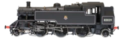 British Railways Standard 3MT 2-6-2T Lined Black Late Crest Unnumbered - Steam Tank Locomotive - DCC Sound