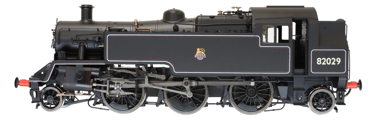 British Railways Standard 3MT 2-6-2T Lined Black Early Crest 82029 - Steam Tank Locomotive - DCC Fitted 1 British Railways Standard 3MT 2-6-2T Lined Black Early Crest 82029 - Steam Tank Locomotive - DCC Fitted