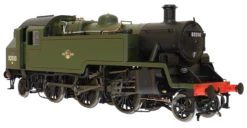 British Railways Standard 3MT 2-6-2T Green Early Crest 82007 - Steam Tank Locomotive - DCC Fitted