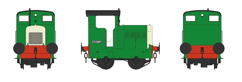 Ruston & Hornsby 48DS BR Southern Region Green DS1169 (Open Cab) Diesel Shunter 4 Ruston & Hornsby 48DS BR Southern Region Green DS1169 (Open Cab) Diesel Shunter - Image 4