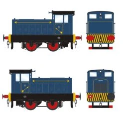 Ruston And Hornsby 88DS 408496/1957 NEI-Clark Chapman Lined Blue (with Arrows) Diesel Shunter -HORNBY Sales Store ACC2858 ACC2858 DCC