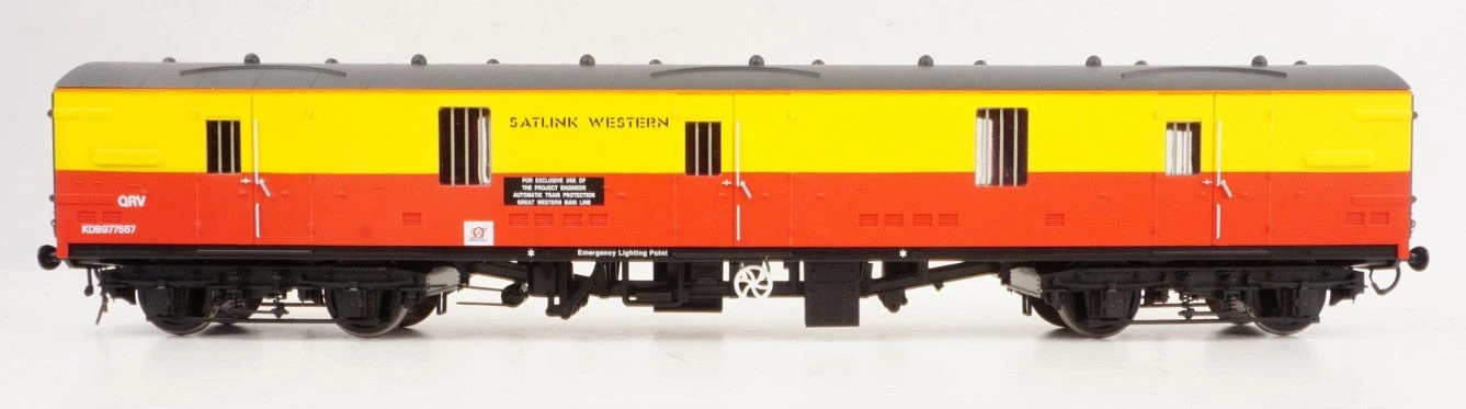 Mk1 General Utility Van (GUV) Satlink Western Red/yellow KDB977557 (BR1) 2 Mk1 General Utility Van (GUV) Satlink Western Red/yellow KDB977557 (BR1) - Image 2