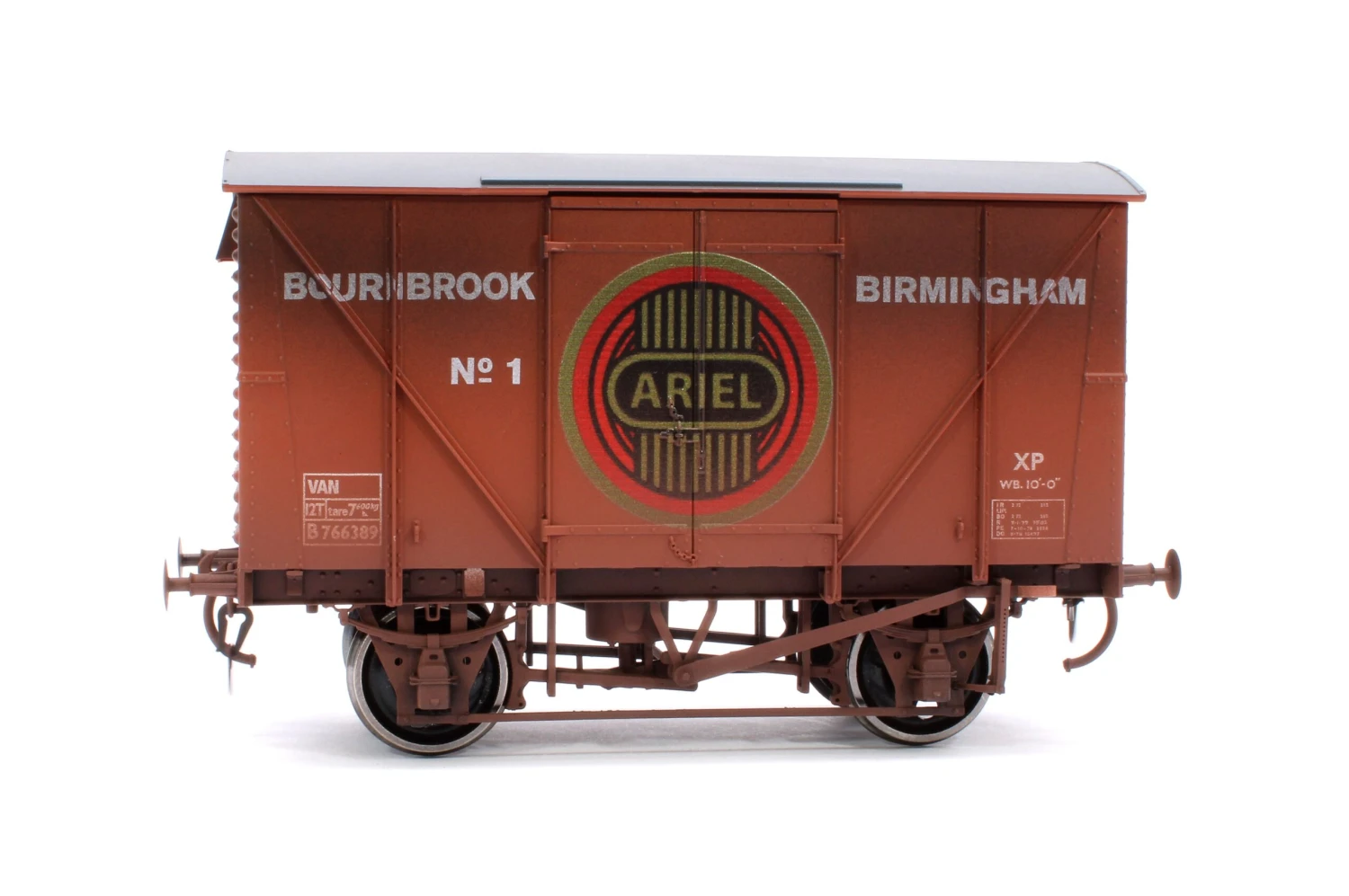 Vintage Motorcycle BR Standard Plywood Van Ariel No 1 - Weathered 2 Vintage Motorcycle BR Standard Plywood Van Ariel No 1 - Weathered - Image 2