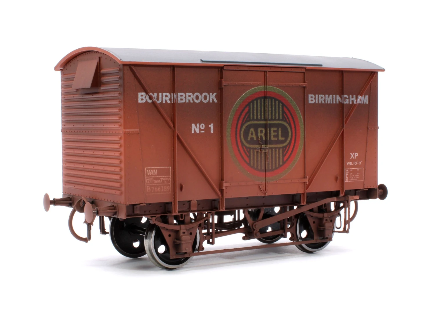 Vintage Motorcycle BR Standard Plywood Van Ariel No 1 - Weathered 3 Vintage Motorcycle BR Standard Plywood Van Ariel No 1 - Weathered - Image 3