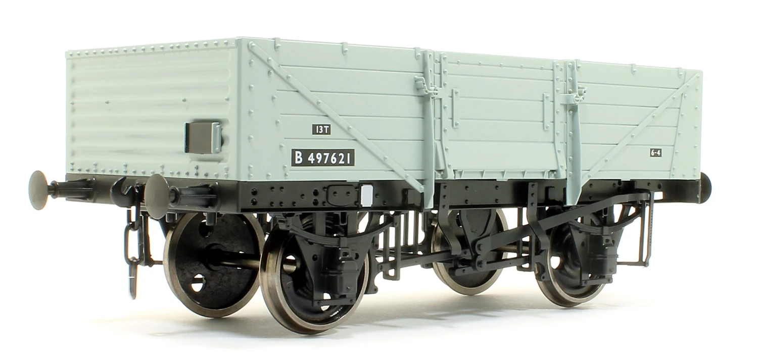 5 Plank Wagon Corrugated End BR Diagram 39 Grey B497621 1 5 Plank Wagon Corrugated End BR Diagram 39 Grey B497621