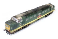Pre-Owned BR Two Tone Green Class 55 Deltic 'The Fife & Forfar Yeomanry' D9006 Diesel Locomotive (Custom Weathered) -HORNBY Sales Store IMG 1813 931c49f8 9406 4b12 9d3c 41a0bea9e2c9