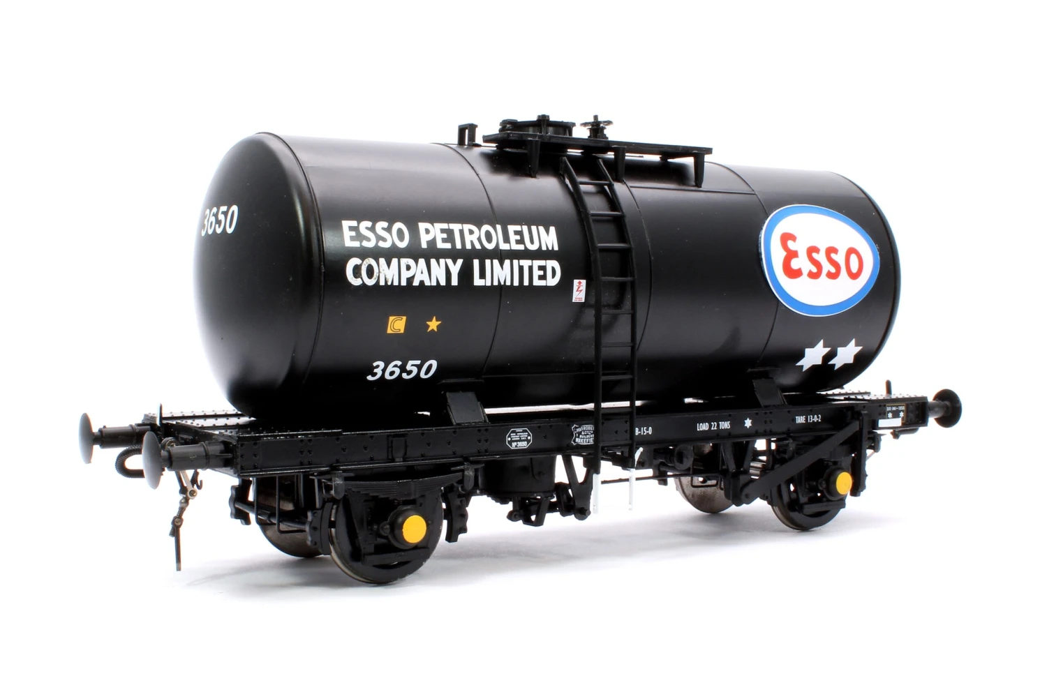 35T 'B' Tank ESSO Black (alt Livery) No. 3650 1 35T 'B' Tank ESSO Black (alt Livery) No. 3650