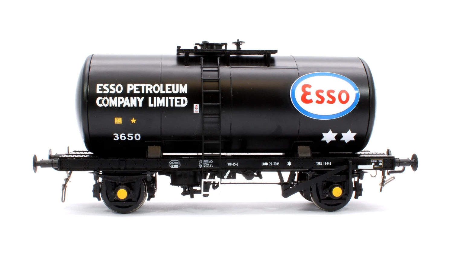 35T 'B' Tank ESSO Black (alt Livery) No. 3650 2 35T 'B' Tank ESSO Black (alt Livery) No. 3650 - Image 2