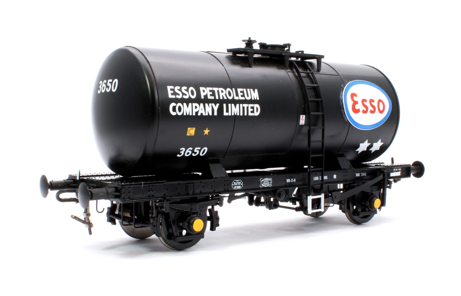 35T 'B' Tank ESSO Black (alt Livery) No. 3650 3 35T 'B' Tank ESSO Black (alt Livery) No. 3650 - Image 3