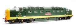 Class 55 Deltic BR Two-Tone Green 55002 'The Kings Own Yorkshire Light Infantry' (Full Yellow Ends) Diesel Locomotive -HORNBY Sales Store IMG 3293