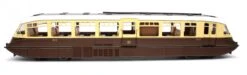 Pre-Owned Streamlined Railcar 10 Lined Chocolate & Cream GWR Monogram Diesel Locomotive - DCC Sound -HORNBY Sales Store IMG 3732
