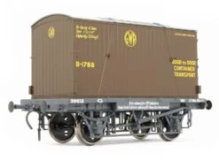 GWR Conflat 39612 BD2 Chocolate Container B-1788 Door To Door -HORNBY Sales Store IMG 384101 07 21