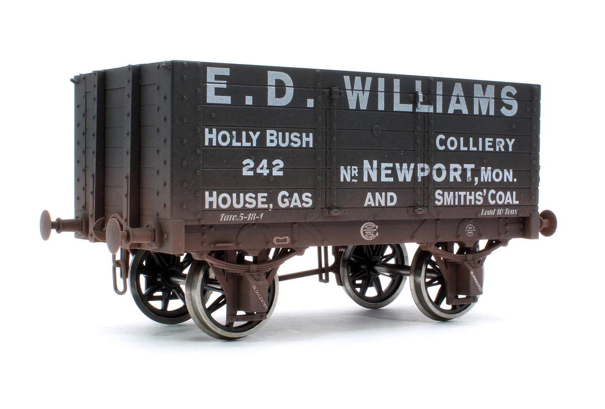 7 Plank Wagon 9' Wheelbase ED Williams 242 - Weathered 3 7 Plank Wagon 9' Wheelbase ED Williams 242 - Weathered - Image 3