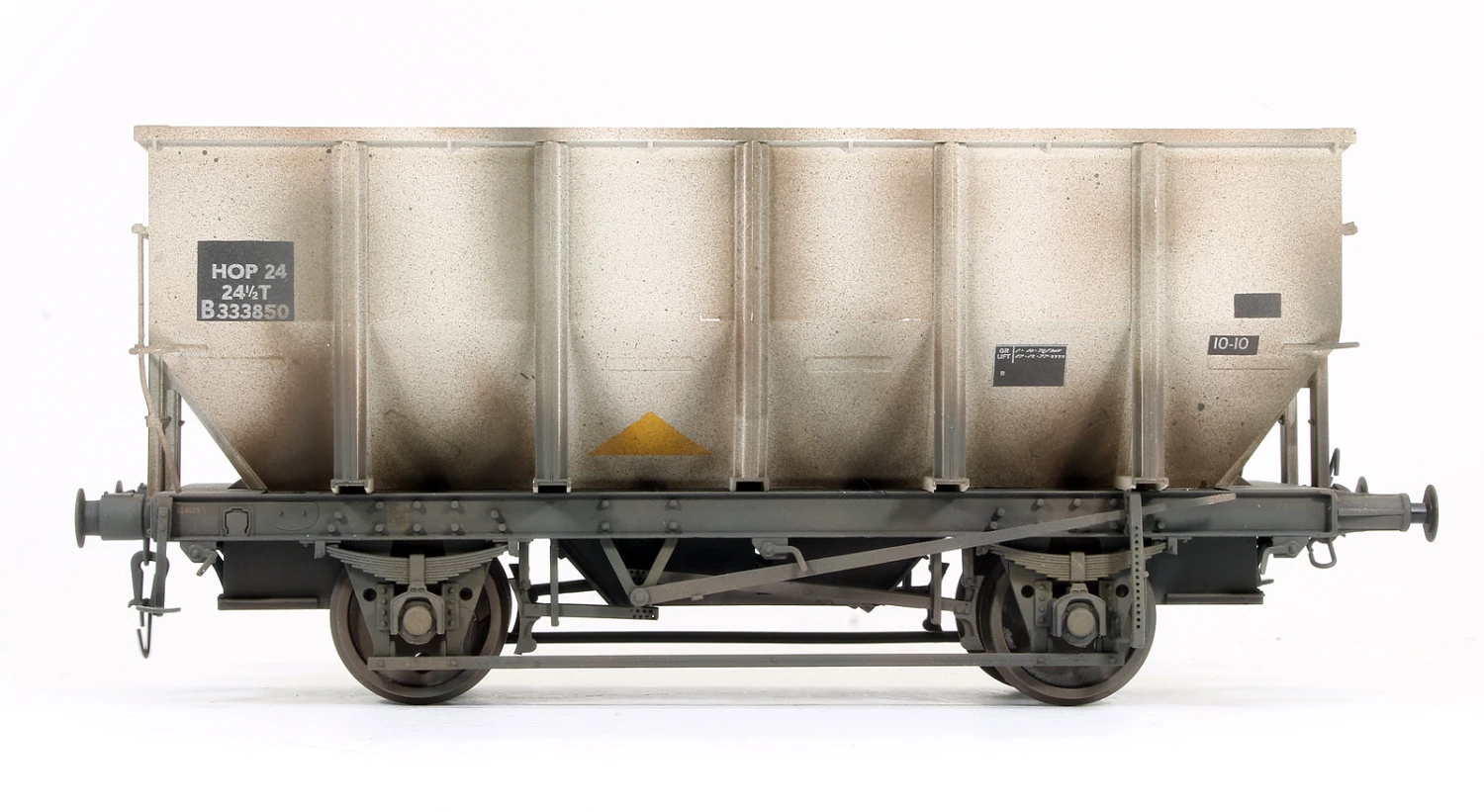 Pre-Owned BR 24.5T HOP24/HUO Coal Hopper - L - B333850 - Grey (Custom Weathered) 3 Pre-Owned BR 24.5T HOP24/HUO Coal Hopper - L - B333850 - Grey (Custom Weathered) - Image 3