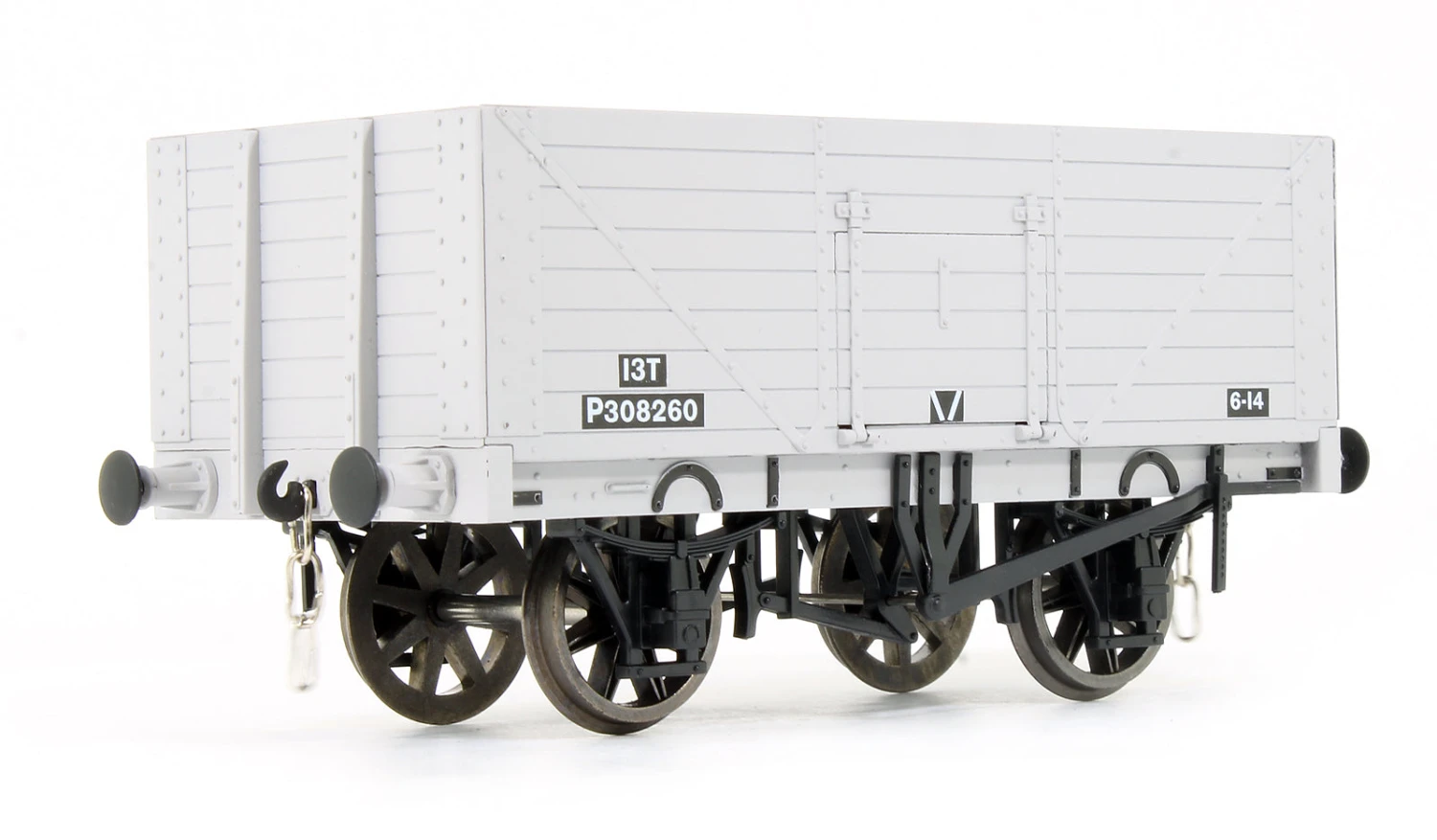 Pre-Owned 8 Plank Open Wagon BR Grey P308260 2 Pre-Owned 8 Plank Open Wagon BR Grey P308260 - Image 2