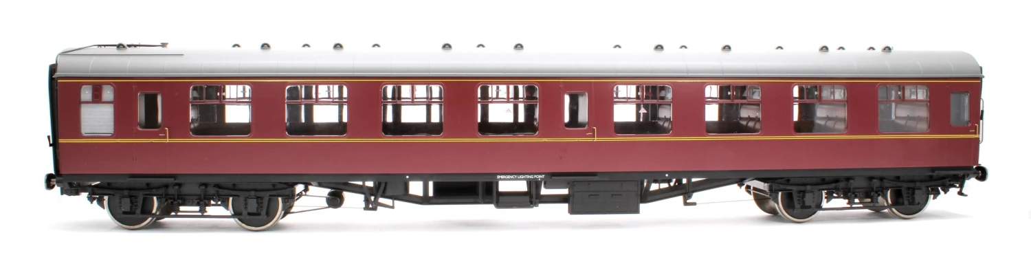 BR Mk1 Maroon SK Unnumbered With Window Beading - DCC Fitted 2 BR Mk1 Maroon SK Unnumbered With Window Beading - DCC Fitted - Image 2