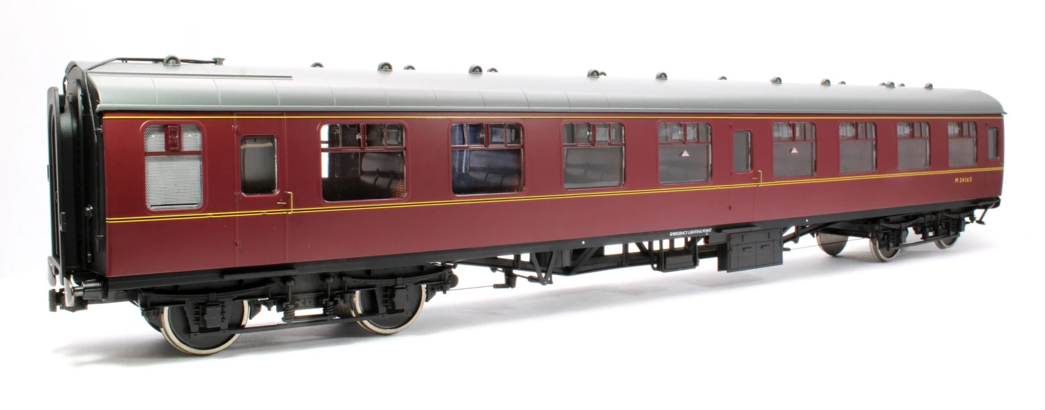BR Mk1 Maroon SK M24165 With Window Beading - DCC Fitted 1 BR Mk1 Maroon SK M24165 With Window Beading - DCC Fitted