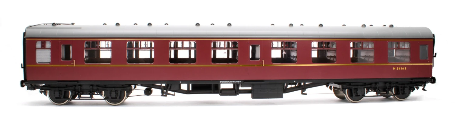 BR Mk1 Maroon SK M24165 With Window Beading - DCC Fitted 2 BR Mk1 Maroon SK M24165 With Window Beading - DCC Fitted - Image 2