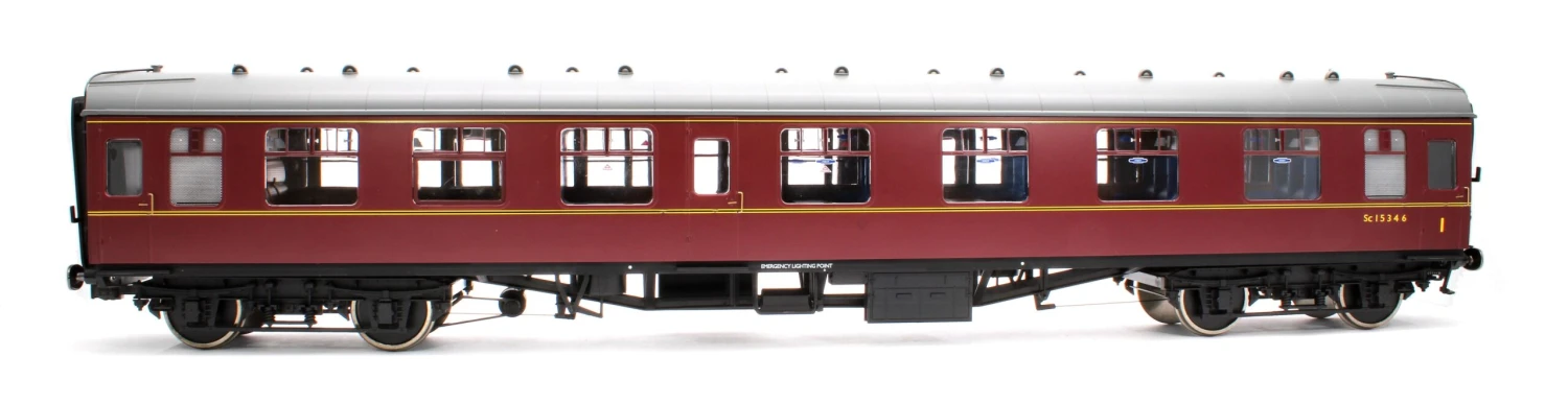 BR Mk1 Maroon CK Sc15346 With Window Beading - DCC Fitted 2 BR Mk1 Maroon CK Sc15346 With Window Beading - DCC Fitted - Image 2