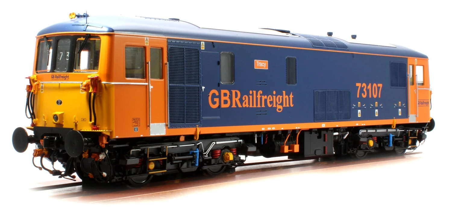 Class 73/1 GB Railfreight Blue/orange 73107 'Tracy' Electro Diesel Locomotive 1 Class 73/1 GB Railfreight Blue/orange 73107 'Tracy' Electro Diesel Locomotive