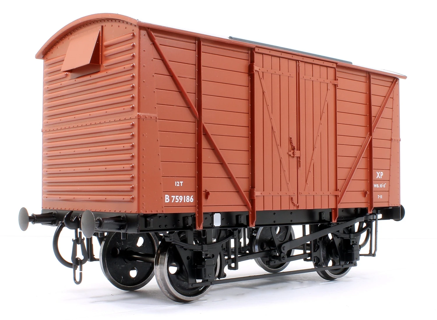 BR Standard Planked Van Diagram 208 Bauxite B759186 2 BR Standard Planked Van Diagram 208 Bauxite B759186 - Image 2