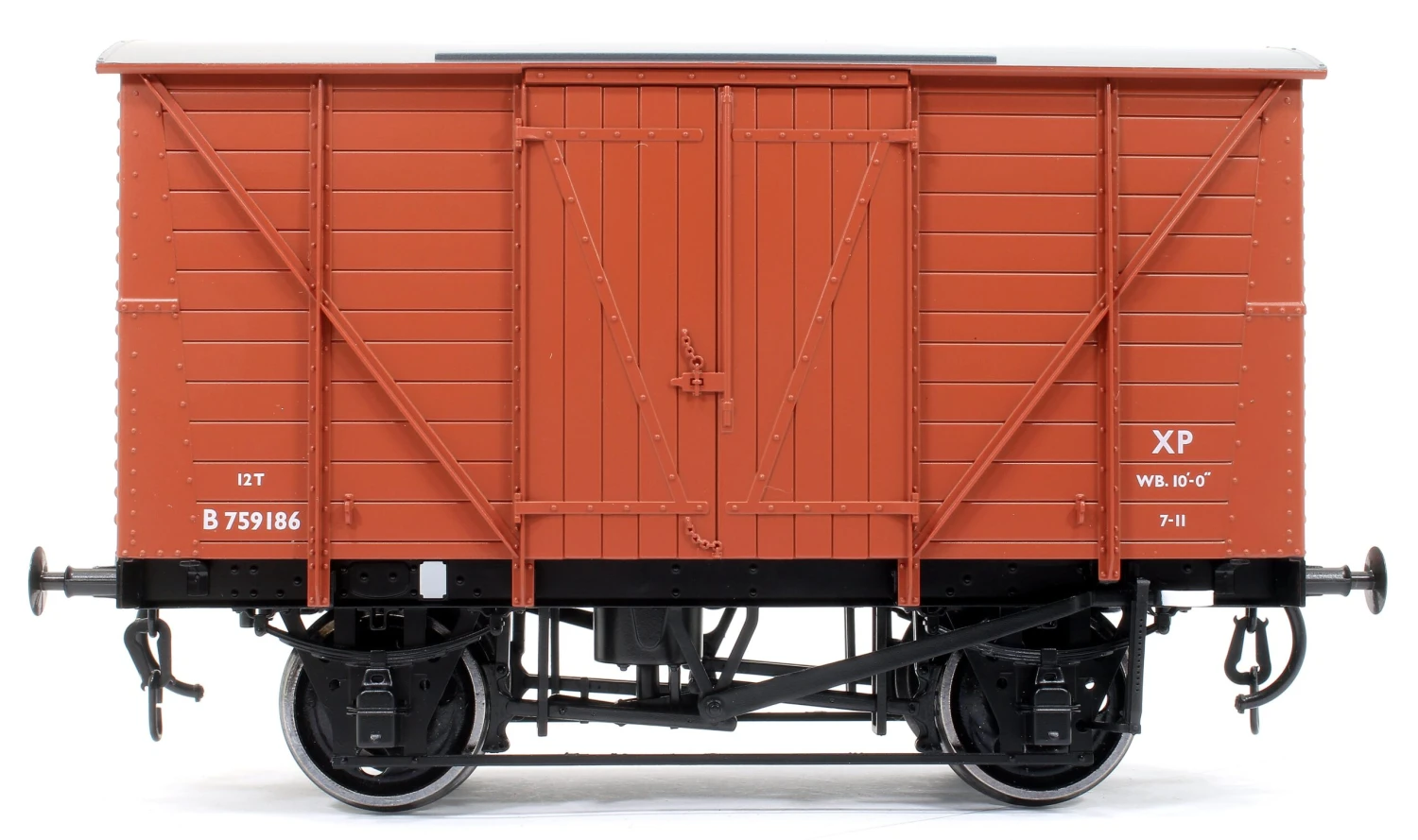 BR Standard Planked Van Diagram 208 Bauxite B759186 3 BR Standard Planked Van Diagram 208 Bauxite B759186 - Image 3