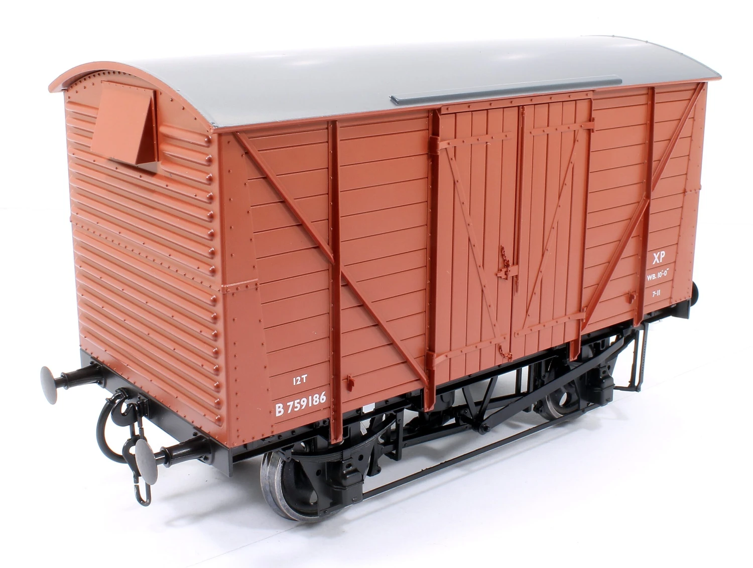 BR Standard Planked Van Diagram 208 Bauxite B759186 5 BR Standard Planked Van Diagram 208 Bauxite B759186 - Image 5