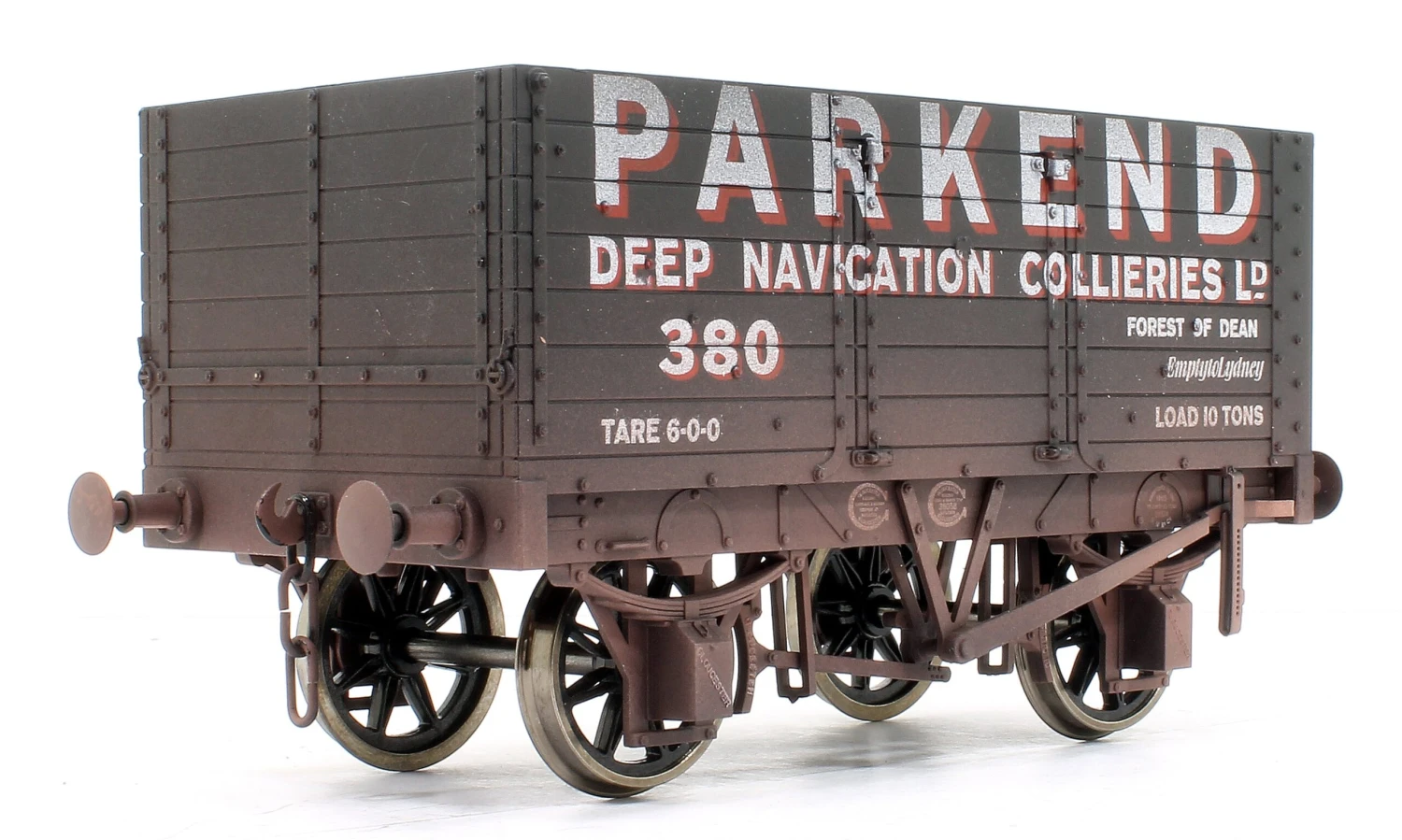 7 Plank Wagon 9' Wheelbase Parkend 380 - Weathered 2 7 Plank Wagon 9' Wheelbase Parkend 380 - Weathered - Image 2