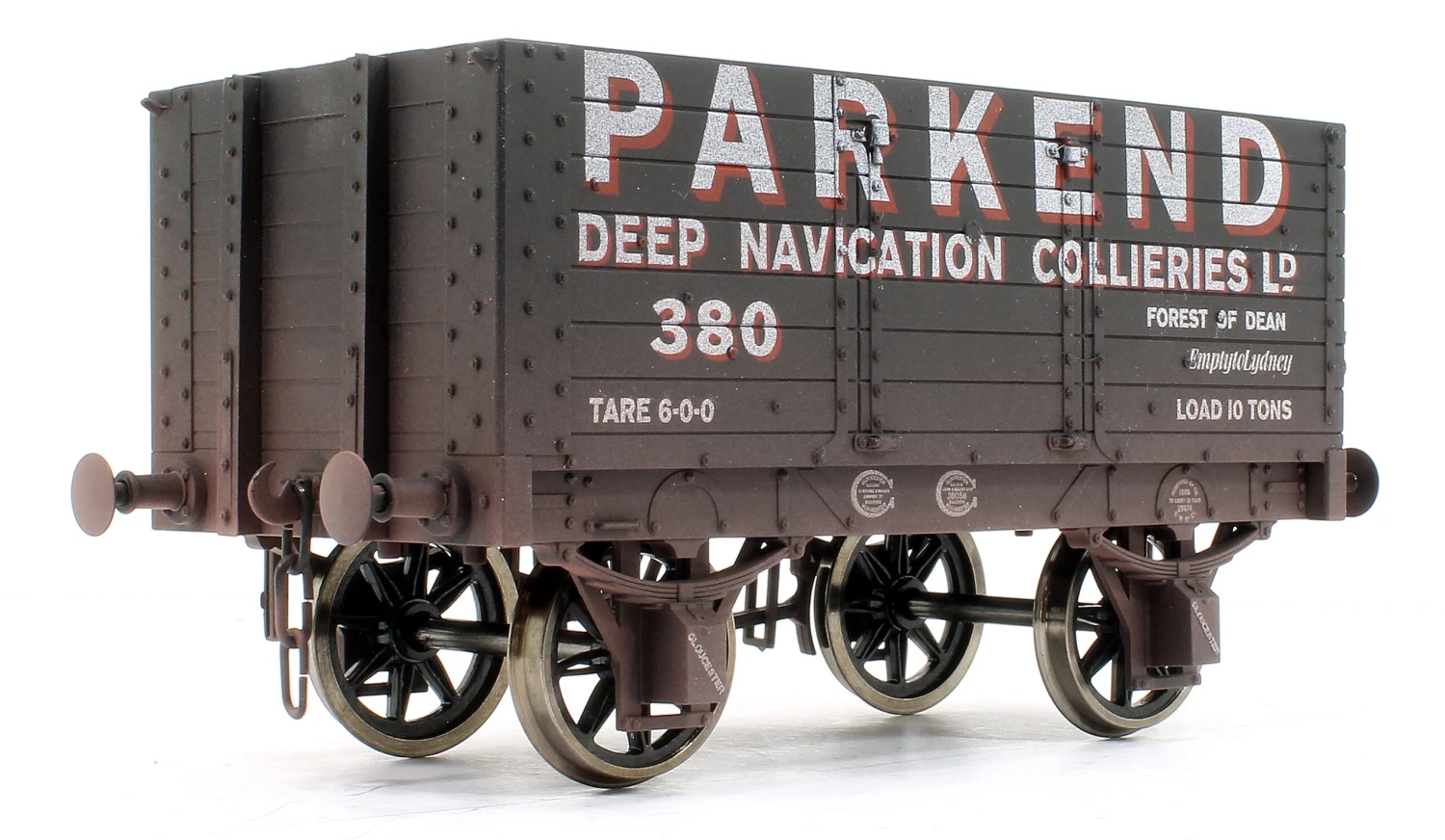 7 Plank Wagon 9' Wheelbase Parkend 380 - Weathered 1 7 Plank Wagon 9' Wheelbase Parkend 380 - Weathered